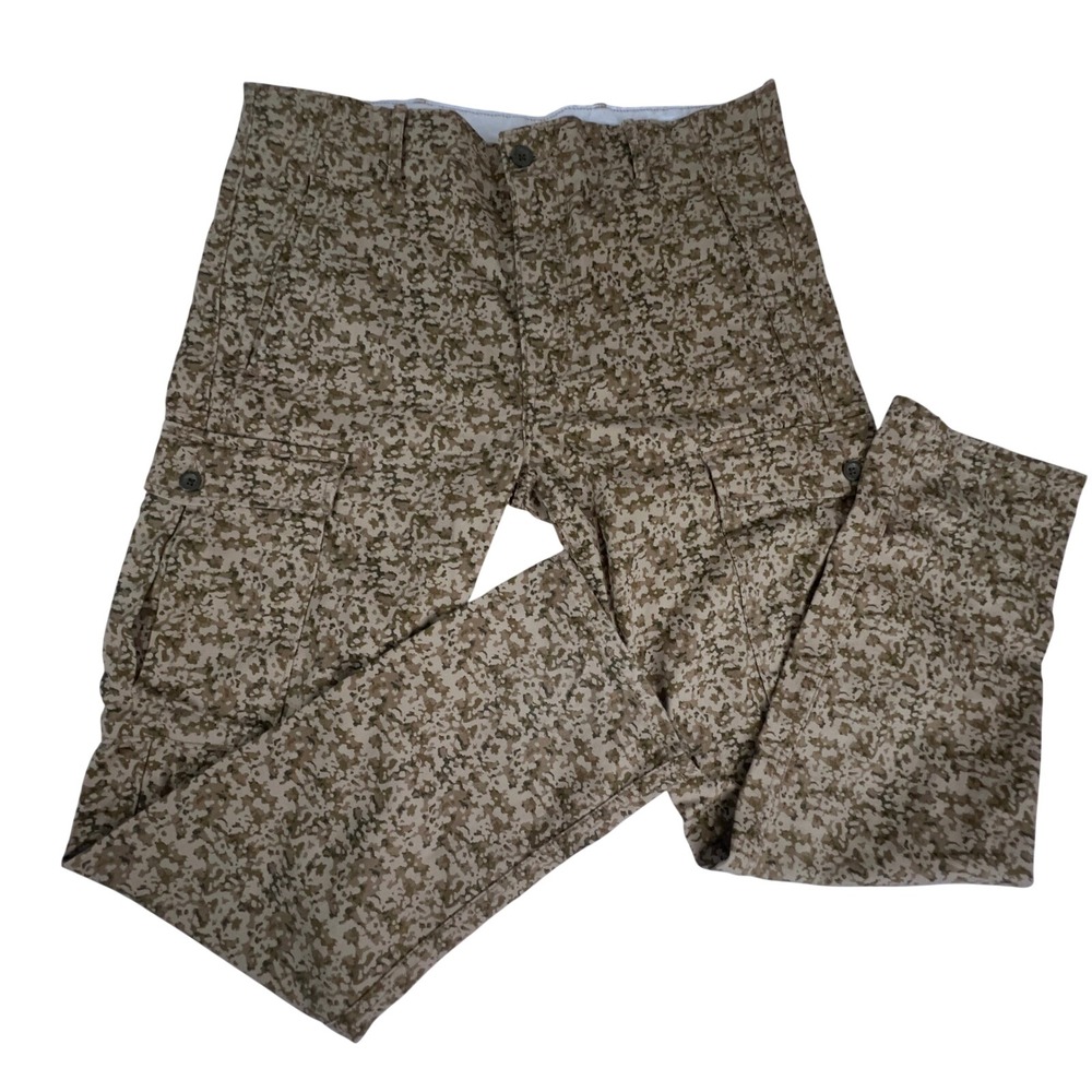 Levi Strauss & Co. Camo Cargo Pants Mens W33‎ L30 Digital Woodland Pattern